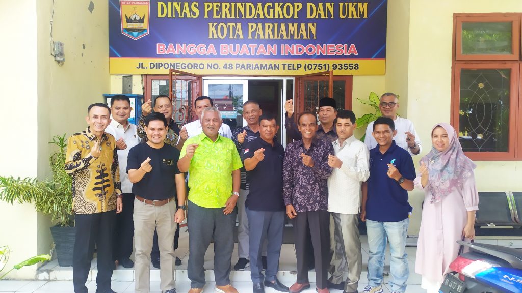 Disperindagkop dan UKM Kota Pariaman Terima Kunker Komisi II DPRD Kabupaten Pesisir Selatan