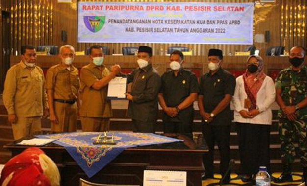 DPRD Pessel Gelar Paripurna Penandatanganan Nota Kesepakatan KUA dan PPAS 2023