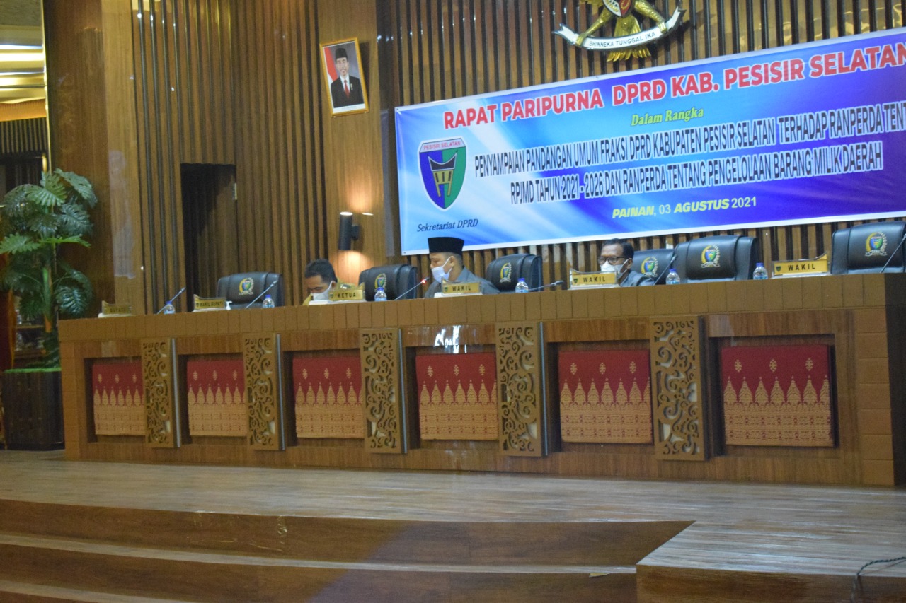 DPRD Pesisir Selatan Gelar Penyampaian Pandangan Umum Fraksi DPRD Terhadap Ranperda RPJMD #2